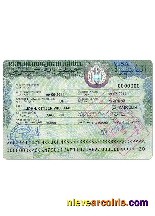DJIBOUTI visa